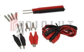 Zestaw przewody + końcówki pomiarowe 16 elementów