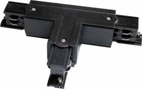 Łącznik szynoprzewodu IP20 3-fazowy czarny TRACK T CONNECTOR T-L1 4W BLACK GXTR033