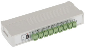 Rozgałęźnik RS-485 z optoizolacją 1-we/8-wy max. 1200m/wejście max 1200m/wyjście ORS-8
