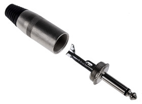 Złącze Jack 6,35 mm Męski Mono Montaż na kablu