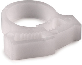 Opaska zaciskowa średnica wew 12mm Zacisk węża serii SNP HellermannTyton POM szerokość 24mm