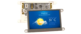 Kolorowy wyświetlacz LCD 4.3cal TFT 800 x 480pikseli I2C, SPI, UART I/F Tak 4D Systems