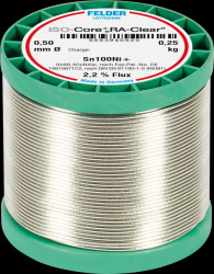 5553940520 Soldering tin lead-free with silver and copper content, Ø 0.5 mm