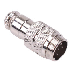 6 Way M16 Male Circular Connector Socket 4A