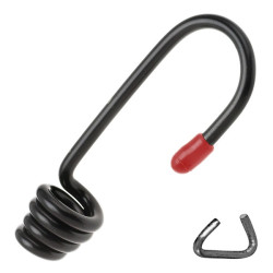 Hak z linką gumową 4 Hooks, 10mm Long, 10 mm Diameter RS PRO