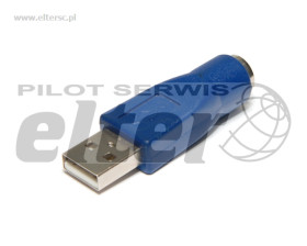 Wtyk USB - Gniazdo PS2 przejściówka