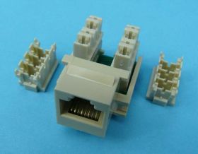 GN.KEYSTONE 8p8c SZARE KĄTOWE