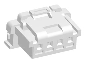 Obudowa złącza 4-pinowe -rzędowe raster: 2mm Molex Żeński Montaż na kablu DuraClik Kątowa listwa zaciskowa