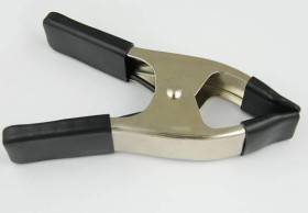 ZŁĄCZE AKUMULATORA KROKODYL 150MM CZARNY