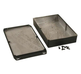 Obudowa Aluminium odlewane szerokość zew. 120 mm długość zew. 217 mm wys. zew. 37 mm Hammond IP65