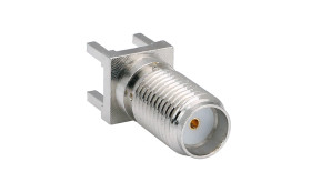 Złącze koncentryczne Montaż na płytce drukowanej Żeński typ złącza Złącze SMA 18GHz Przepust typ kabla Koncentryczny