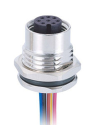 Złącze wielostykowe przemysłowe 8-pinowe M12 Gniazdo RS PRO