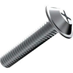 Flat head screw, PH cross slot, M3, Ø 8 mm, 8 mm, steel, galvanized, 001.56.331