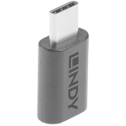 LINDY 41893 USB 3.2 Adapter USB-C plug to USB-C socket