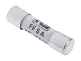 Bezpiecznik 5A 5 x 20mmFF 250V ac RS PRO