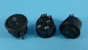 SMRS-202-6 6A/250V 6-PIN BLACK 4,8mm