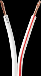 CAGW2500WT1000 Nedis Speaker Cable | 2x 2.50 mm² | CCA | 100.0 m | Round | PVC