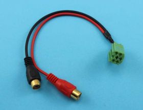 ZŁĄCZE AUX IN DO RENAULT 2xRCA