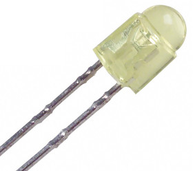 LED, THT, Żółty, 2-Pin, 2,1 V, 40°, ROHM