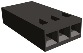 Obudowa złącza 3-pinowe -rzędowe raster: 2.54mm TE Connectivity Żeński Montaż na kablu AMPMODU MOD IV Złącze PCB