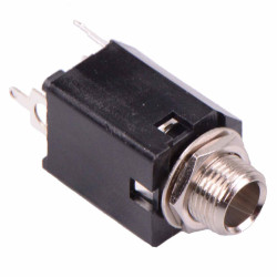 6.35mm Vertical Stereo Jack Socket