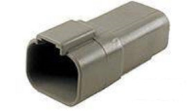 Złącze samochodowe 4-pinowe Deutsch 2-rzędowe Żeński 13A DT Montaż na kołnierzu Obudowa gniazda