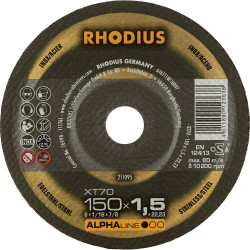 Rhodius 211095 Cutting disc straight 150mm Stainless Steel 1pc