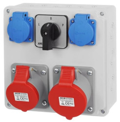 Rozdzielnica budowlana L-0-P 2x16A/5P RSBO.LP022