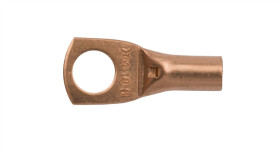 Końcówka Oczkowa Rurowa 10/M8 Miedź Niecynowana Kn10f8