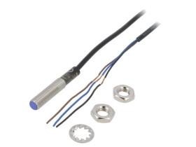 PRD08-2DP Czujnik indukcyjny o zasięgu 0...2mm, PNP / NO, 10...30VDC, M8, IP67, 100mA