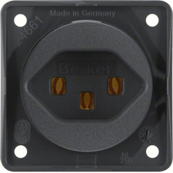 Integro Flow Gniazdo z/u /Szwajcaria/ typ 23 antracyt mat 962592505