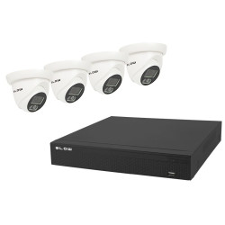 Rejestrator CCTV 4-kanał. + 4 kam. AHD 5MPix + HDD 1TB zestaw monitoringu BLOW / 78-851