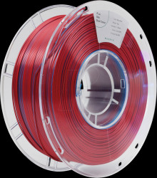 PMMA-1021-001 PLA Silk Dual Color filament, blue/red, 1.75 mm, 1 kg