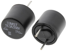 Bezpiecznik nieresetowalny 6.3A 250V ac Schurter T Termoplastyczne rozstaw 5.08mm