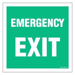 ZNAK - AC062 EXIT 50 x 50 cm KS - Folia podłogowa foto.