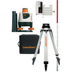 Laserliner 026.04.00A BeamControl-Master 120 Set Rotating Laser &amp; Receiver
