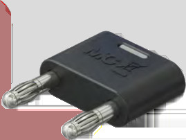 Jumper, pitch 19 mm, 60 V, 32 A, nickel-plated, gray, 64.4012-28