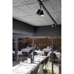 SLV 143430 Track Lighting Spotlights GU10 High voltage Black matt