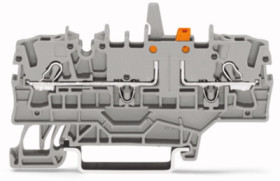 2-wire disconnect and measuring terminal, spring-clamp connection, 0.25-4.0 mm², 1 pole, 16 A, 6 kV, blue, 2002-1974/401-000
