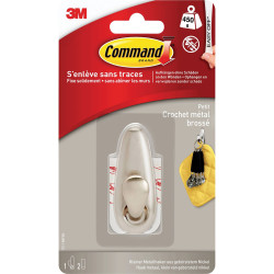 3M FC11-BNFGN Command&#x2122; Small Metal Hook &quot;classic&quot; 67 x 25 x 25 mm Nickel 1 pc