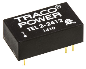 Przetwornica DC-DC, 2W, Uwe 18 → 36 V DC, Uwy 12V dc, Iwy 165mA, TRACOPOWER