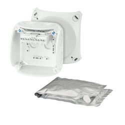 Skrzynka zaciskowa Poliwęglan 62 x 93 x 93mm Szary IP68 HENSEL