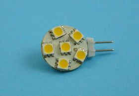 G-4 12V 6x5050 120ř 1,2W WW 100lm DC