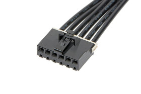Kabel przewód-płytka, L1NK 396, 600 V DC, 13 A, raster: 3.96mm, 150mm, Cyna, Czarny