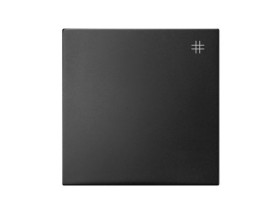 ARIA Klawisz wyłącznika krzyżowy czarny metalik K-4U/33 OSPEL