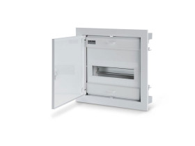 Rozdzielnica podtynkowa 12 modułowa 1x12M drzwi metal IP40 DOMINO METAL 677.1012.1 SCAME