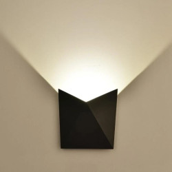 Oprawa elewacja VT-825 5W LED WALL LIGHT COLORCODE:3000K -BLACK BODY 8282