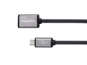 Kabel USB - micro USB gniazdo-wtyk 0.2m OTG Kruger&amp,Matz