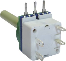 Potencjometr z przełącznikiem Potentiometer Service GmbH 7521, 2 x on / off, 1 MOhm