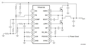 4.5-V to 20-V, 20-A, synchronous buck controller with power good and synchronization